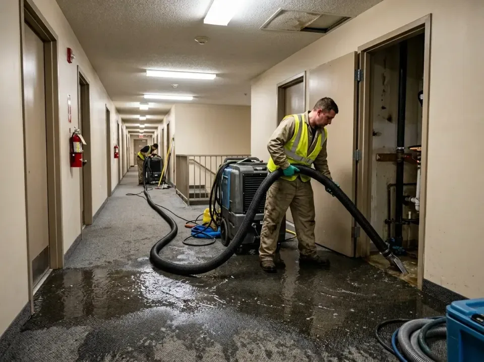 multi-unit-apartment-hallway-f-005 — frequently asked questions, Emergency Burst Pipe Water Extraction & Removal in Storm La…